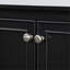 Meuble-lavabo 30 po sans lavabo, base seulement, armoire de salle de bain multifonctionnelle avec portes et tiroir, cadre solide et panneau de fibres à densité moyenne, noir