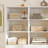 White Modular Walk in Closet Organizer System with 12 shelves and 8 drawers