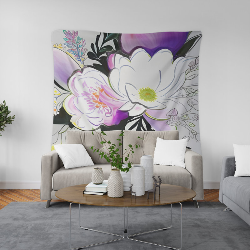 Tapisserie murale, H 80 po x l 68 po