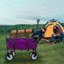 Chariot pliable à roulettes pliable avec roues-112369159-131257910