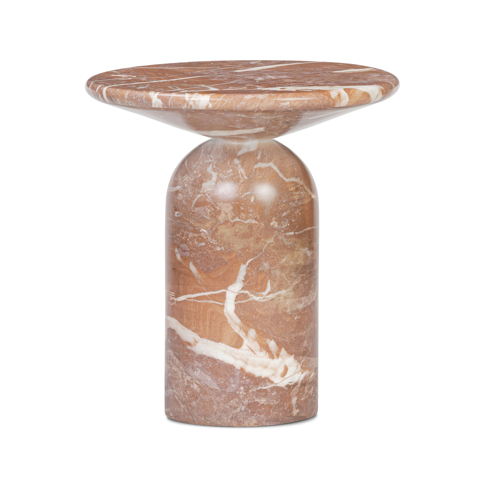 Dalissa 18" End Table, Jasper Red