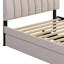 Lit plateforme tapissier avec lit gigogne-1623456793