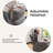 Swivel Rocking Recliner With Adjustable Armrests; Infant Rocking Recliner With Adjustable Headrest And Cup Holder-1349602082