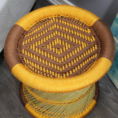 Rattan Accent Stool