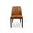 Modern Genuine Italian Leather Upholstered Dining Chair with Oak Legs