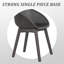 2 chaises longues d'intérieur / d'extérieur en plastique PP gris chaud toutes saisons, légères pour la terrasse, la plage, le salon, le matériau, l'installation facile, le plancher, le tissage en filet, le support ergonomique et le portable-723409643