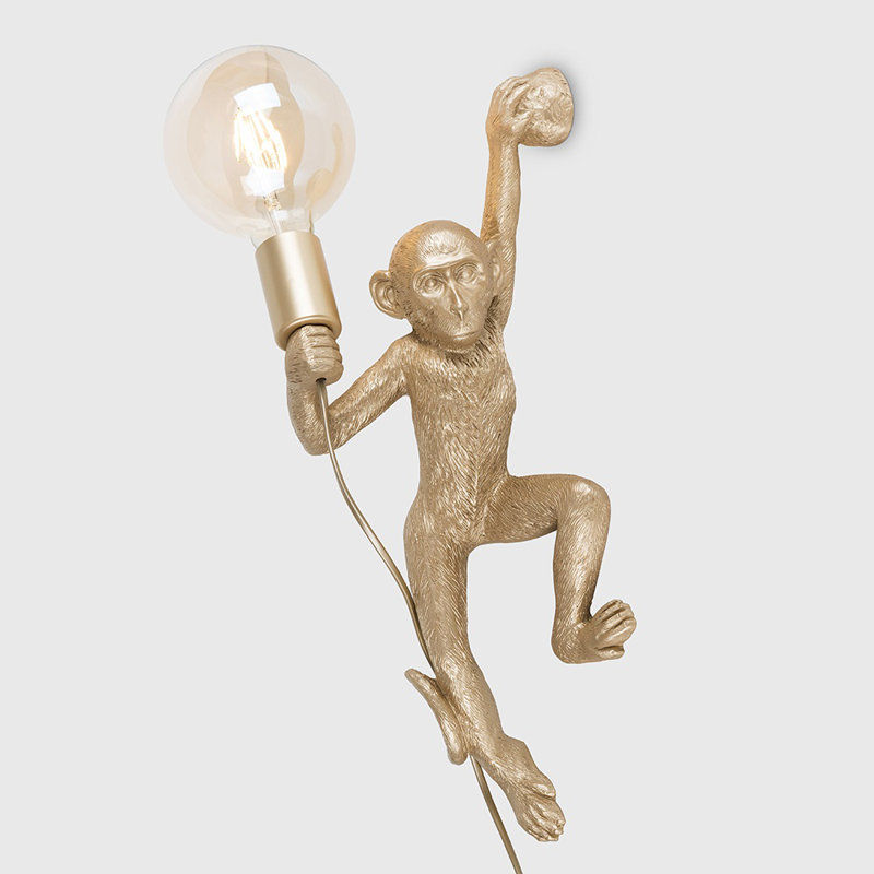 Dukinfield Plastic Plug-in Wallchiere, Gold