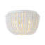 Plafonnier encastré cylindrique rond 2 lumières