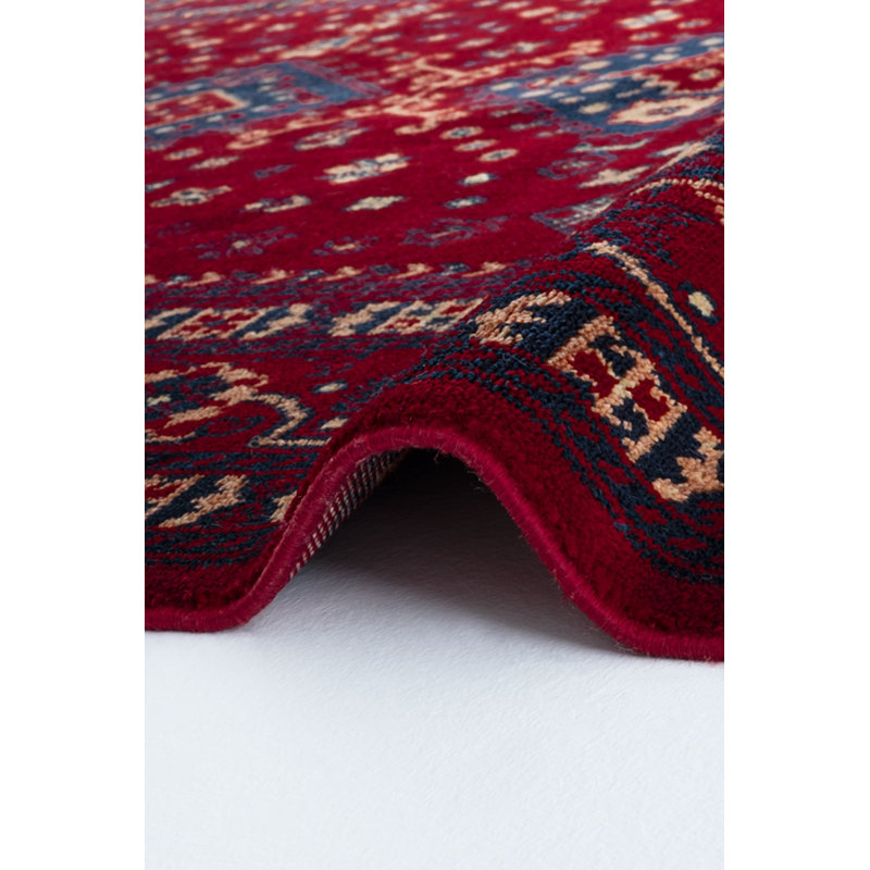 Oryana Oriental Tencel Machine Made Indoor / Outdoor Area Rug, Rectangle 6'6" x 9'10"