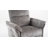 Oversized Power Recliner Chair Swivel Glider With Massage And Heat，Dark Grey-332469555