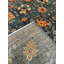 Tapis vert original en laine et coton noué à la main Gulluce