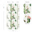 Papier peint arche cactus et orchidée | Oasis botanique luxuriante | Rouleau pelez et collez