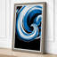 Blue Vortex Modern - Wrapped Canvas-657739486-657739487