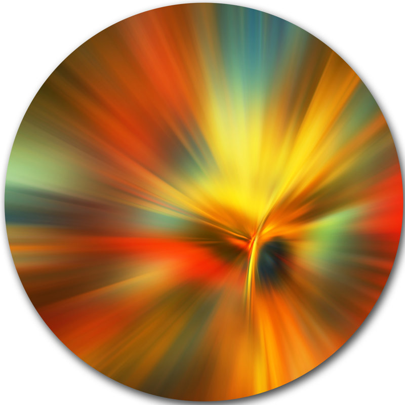 " Yellow Focus Colour ", 38" H x 38" W x 1" D