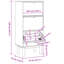 6 Pair Solid Wood Shoe Storage Cabinet-646073287