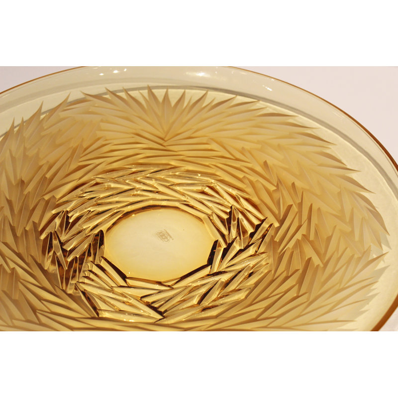 Handmade Crystal Decorative Plate
