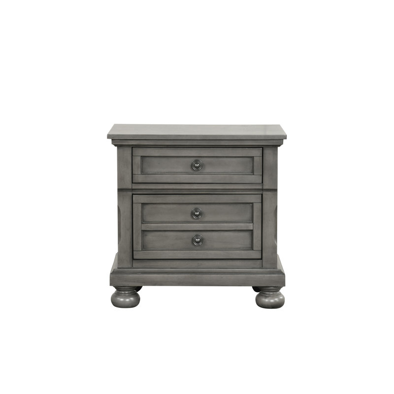 Table de chevet Meade, Gris