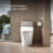 PureWash E820 Elongated Bidet Toilet Seat, Heated Bidet for Existing Toilets with Remote Control-93776343