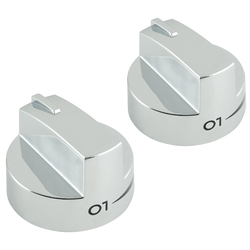 Permasteel 2.5'' W x 4'' D Plastic Control Knobs