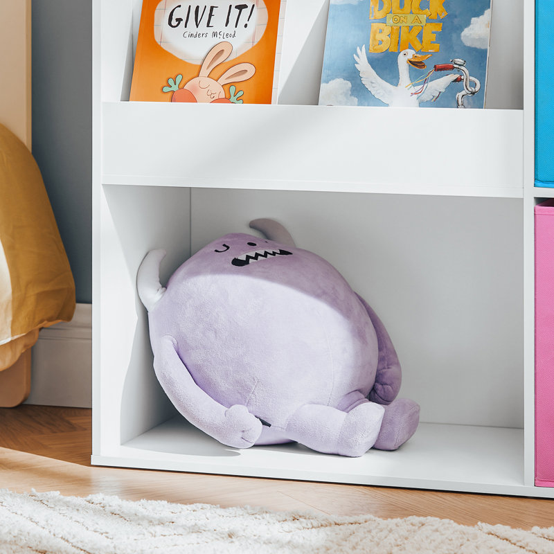 Fogg 89cm W Toy Storage, White/Orange/Yellow