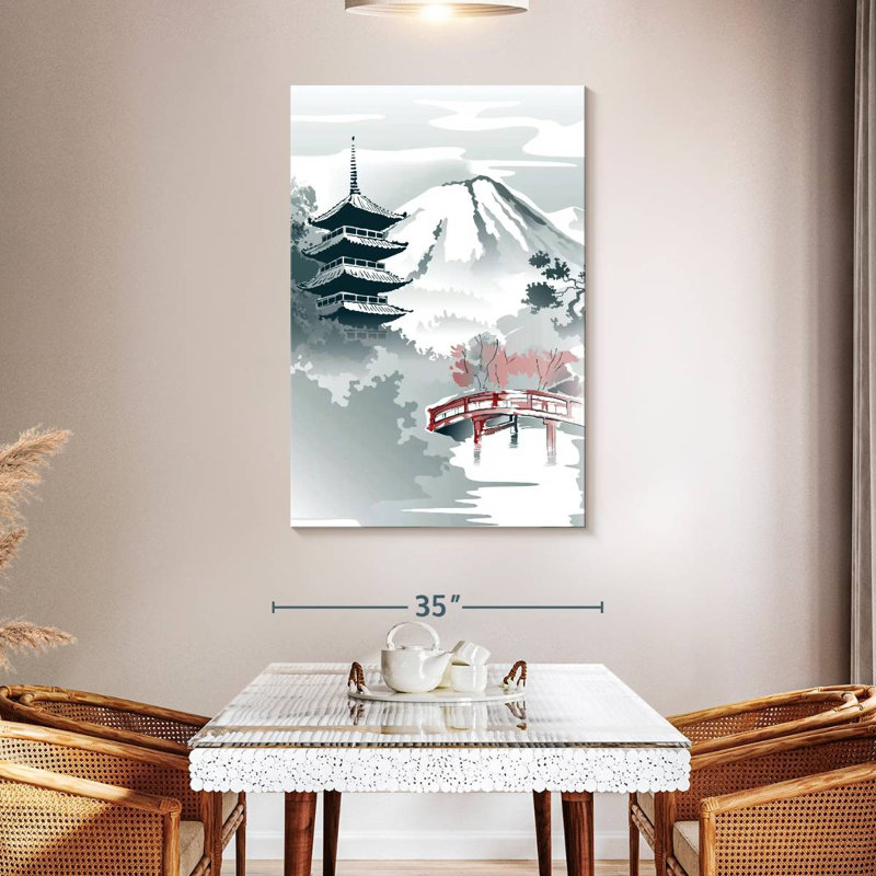 Aime Japanese Bridge, 48" H x 32" W