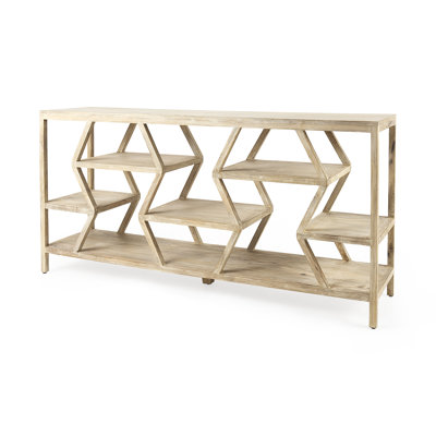 66'' Solid Wood Console Table