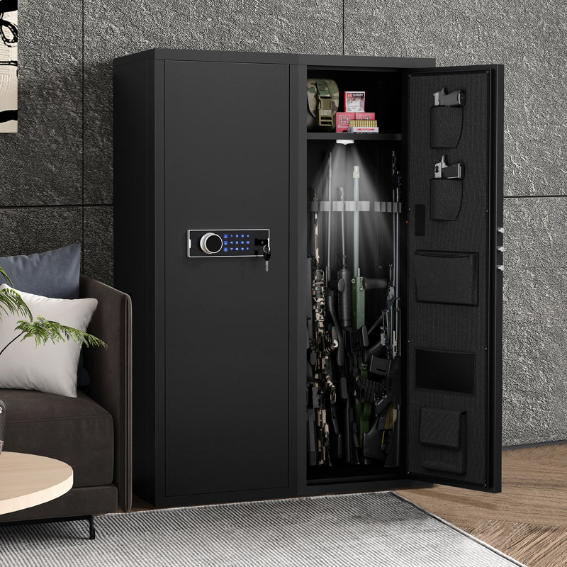 Casier de sécurité non assemblé avec serrure électronique et assemblage pratique qui sécurise plusieurs fonctions