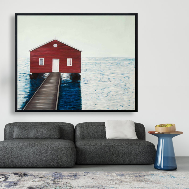 " Boathouse ", 48" H x 60" W