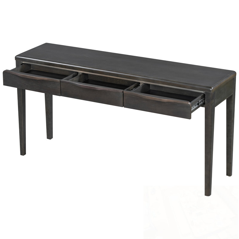 Jacueline avec trois tiroirs, Noir