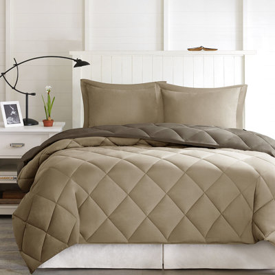 Twin/Twin Xl Down Alternative Bedding With 3M And Flanged Shams Comforter