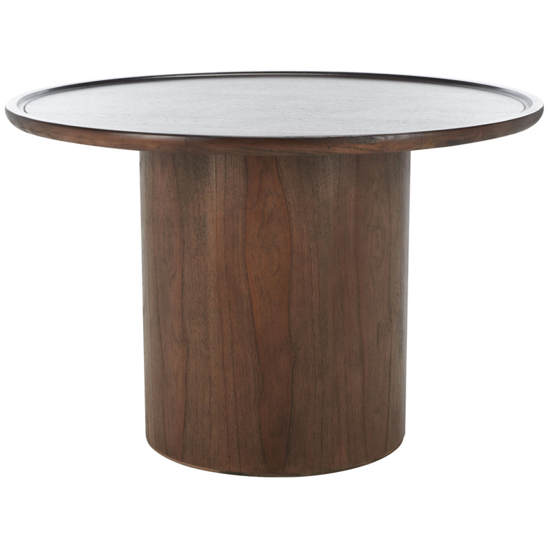 Acadia 46" Pedestal Dining Table, Walnut