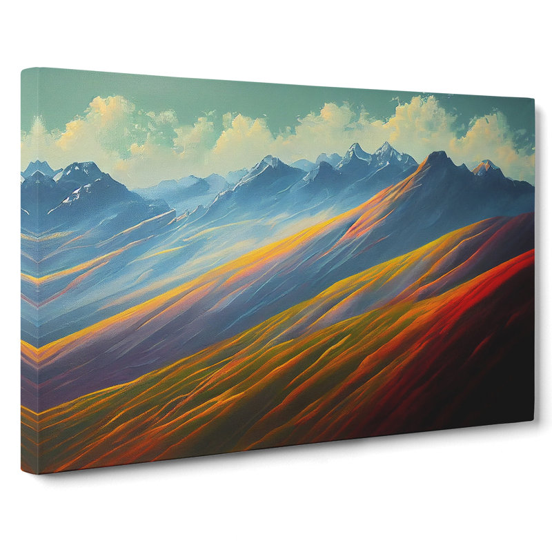 Stellar Mountains - Wrapped Canvas, 40cm H x 60cm W x 3cm D