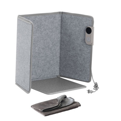 Under Desk Space Heater Foldable Foot Warmer Portable for Home Office