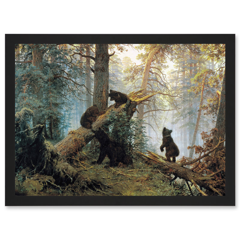 The Morning in A Pine Forest - Single Picture Frame Art Prints