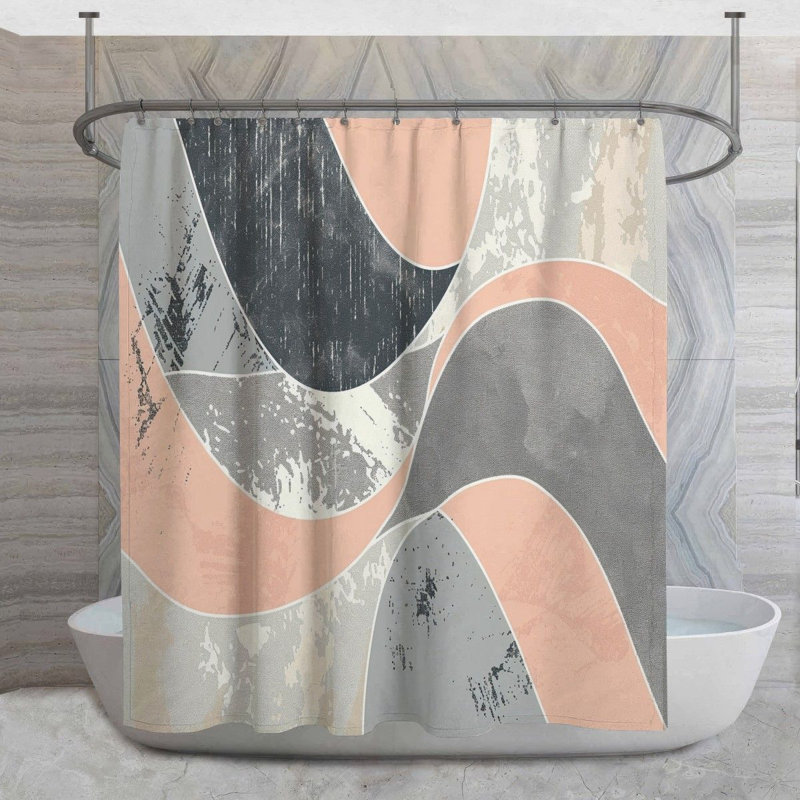 Rideau de douche Foliage, H 73 po x l 70 po