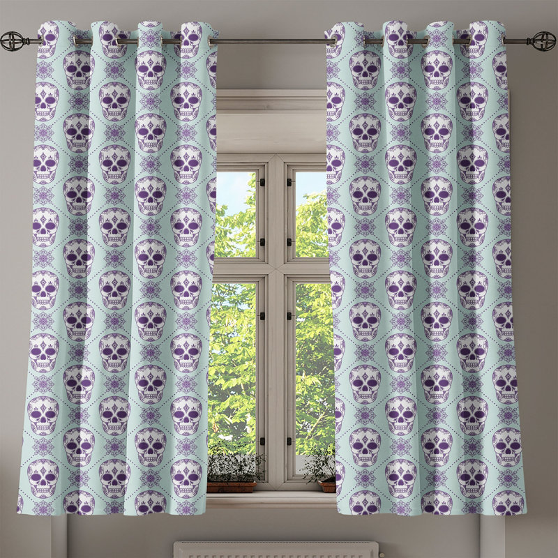 Sateen Blackout Curtain Pair, 50" W x 63" L