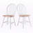 Skyler Brown and White 5-Piece Drop Leaf Dining Set, 36.61'' H X 17.71'' W X 17.01'' D-1795498885