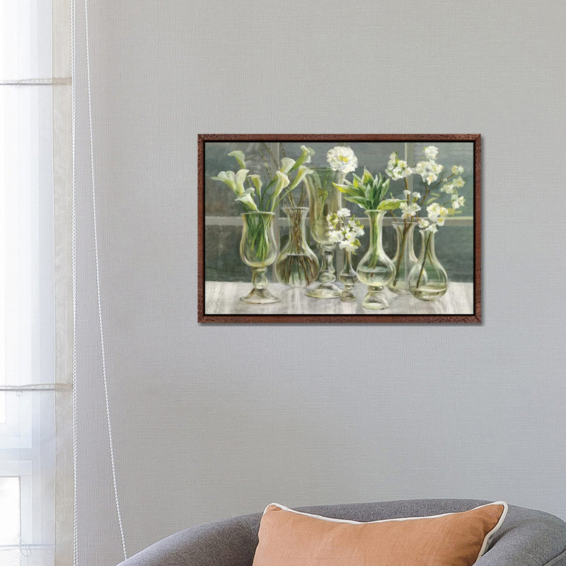 Essence Of May by Danhui Nai - Print on Canvas, Classic Brown Wood Framed, 66.04 cm H x 45.72 cm W