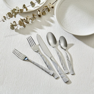 JONAH Sand Finish 20 Pieces Flatware Set