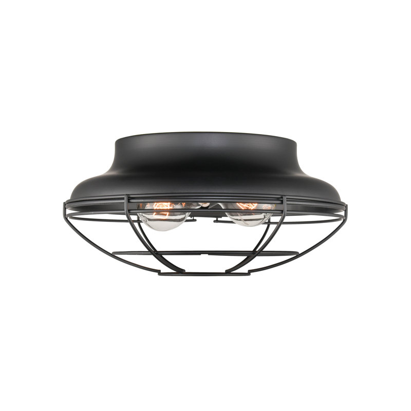 Plafonnier encastré 2 lumières Aleisha-Marie, H 5,88 po x l 12,38 po x P 12,38 po