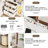 LED Makeup Dressing Table - with 3 Drawers + Dimmable Mirror, Modern Bedroom Vanity Desk-106498527