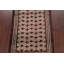 Tapis ivoire / rouge foncé en laine noué à la main de conception unique 2 pi 8 po x 3 pi 8 po Bex