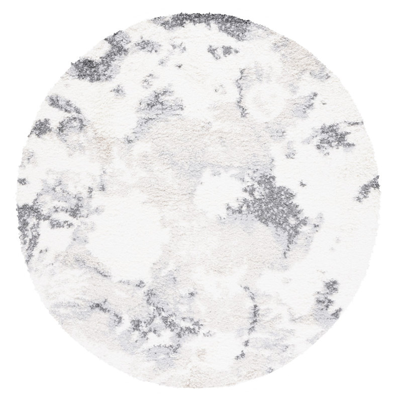 Tapis abstrait Omaury Performance, Rond 6 pi 7 po