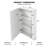 Cormarion Surface Mount Frameless Medicine Cabinet with Mirror and 2 Shelves and LED ligthing-48968521-48968630