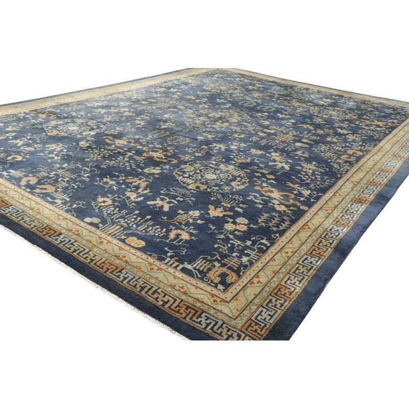 One-of-a-Kind 13’4”x17’10” Hand Knotted Area Rug