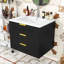 Armoire de salle de bain murale 24 po avec lavabo, conception flottante-285381331