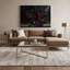 Art d'Halloween, art floral d'automne sur toile noire-120548220
