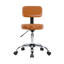 Tabouret de dessin réglable Dakotajames, tabouret de bureau avec roulettes et dossier, tabouret à roulettes peu encombrant en similicuir-1443495277