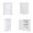 31.4" H Freestanding Corner Floor Storage Cabinet With Adjustable Shelf-1071711287