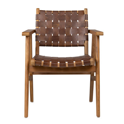 Sutri Teak Upholstered Dining Chair